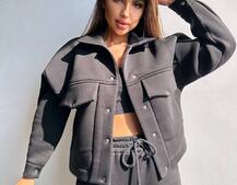 Комплект: тепла сорочка на кнопках + джоггери | PUSHKA SHOP