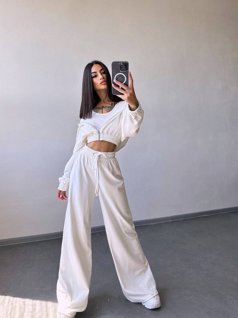 Велюровий комплект трійка  | PUSHKA SHOP