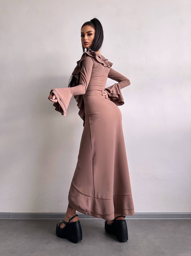 Сукня з воланами  | PUSHKA SHOP