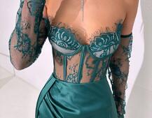 Комплект: мереживний корсет  +  спідниця максі   | PUSHKA SHOP