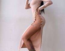 Сукня міді з підплічниками та шнурівкою Розмір вирізу можна регулювати шнурівкою | PUSHKA SHOP