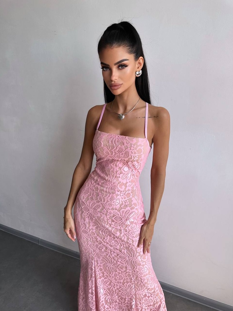 Мереживна сукня максі   | PUSHKA SHOP