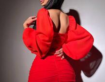 Корсетна сукня з чашечками з ефектом push up з драпіруванням   | PUSHKA SHOP