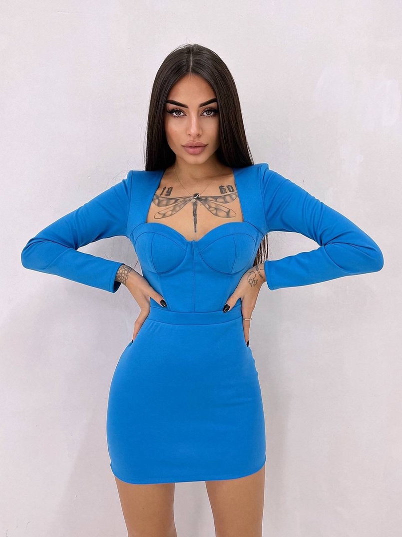 Сукня із чашечками з ефектом push up Сукня із чашечками з ефектом push up | PUSHKA SHOP