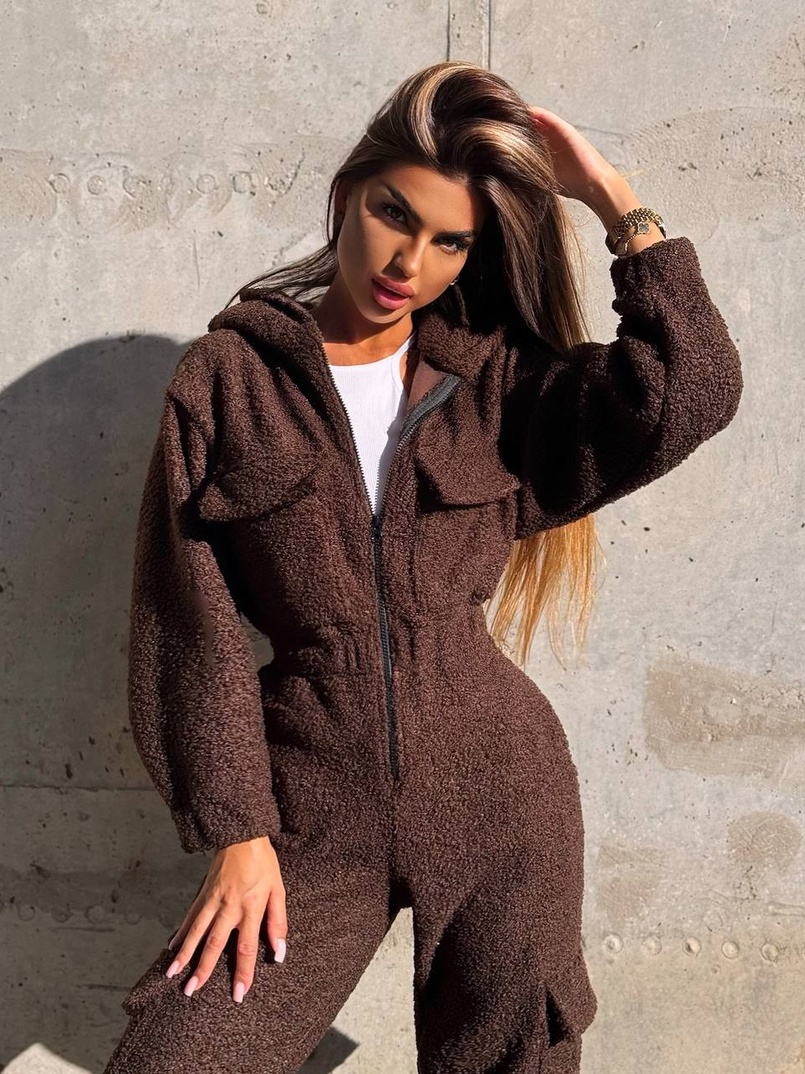 Теплий та мʼякий комбінезон Тедді на флісі Дуже приємний до тіла | PUSHKA SHOP