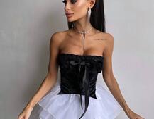 Комплект: корсет + пишна спідниця міні Комплект: корсет + пишна спідниця міні | PUSHKA SHOP