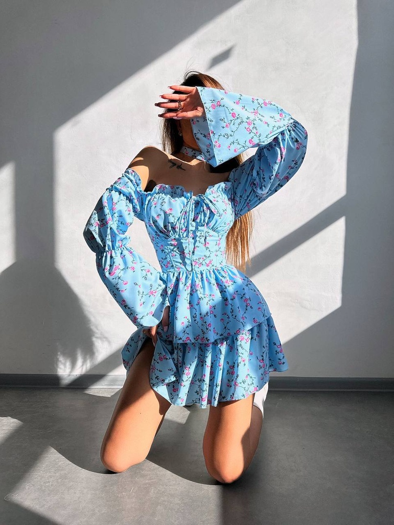 Сукня з чокером | PUSHKA SHOP