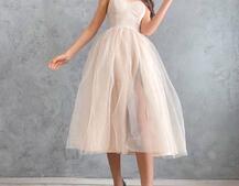 Платье-бюстье с чашечками и пышной юбкой Платье-бюстье с чашечками и пышной юбкой | PUSHKA SHOP