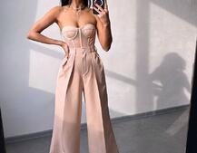 Костюм:  піджак на підкладці, штани+ корсет | PUSHKA SHOP