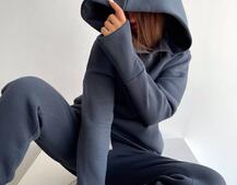 Тёплый комплект: худи + спортивные штаны  Тёплый комплект: худи + спортивные штаны  | PUSHKA SHOP