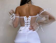 Атласний комплект: корсет + спідниця Атласний комплект: корсет + спідниця | PUSHKA SHOP