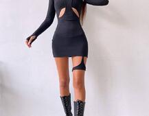 Облягаюча сукня міні цікавого крою | PUSHKA SHOP