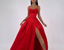 Атласний комплект: корсет + спідниця максі Атласний комплект: корсет + спідниця максі | PUSHKA SHOP