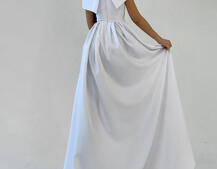 Платье-макси с разрезом Платье-макси с разрезом | PUSHKA SHOP