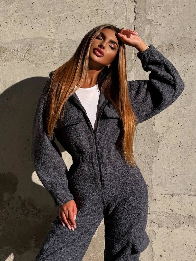 Теплий та мʼякий комбінезон Тедді на флісі Дуже приємний до тіла | PUSHKA SHOP