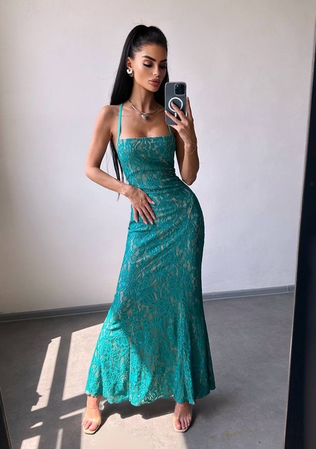 Мереживна сукня максі   | PUSHKA SHOP