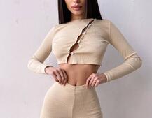 Комплект : штани кльош і топ на ґудзиках   | PUSHKA SHOP