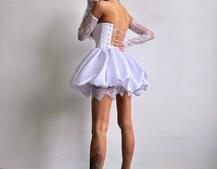 Комплект: корсет з рукавичками + спідниця Комплект: корсет з рукавичками + спідниця | PUSHKA SHOP