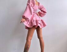 Сукня з воланами на ґудзиках Сукня з воланами на ґудзиках | PUSHKA SHOP