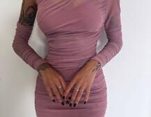 Міні сукня з драпіруванням Міні сукня з драпіруванням | PUSHKA SHOP