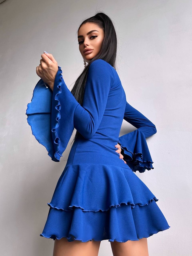 Сукня з з воланами на ґудзиках Сукня з з воланами на ґудзиках | PUSHKA SHOP