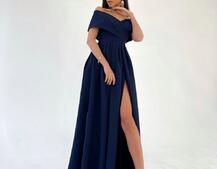 Платье-макси с разрезом Платье-макси с разрезом | PUSHKA SHOP