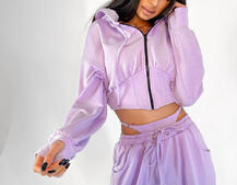 Трикотажный костюм с корсетными элементами и имитацией трусиков   | PUSHKA SHOP