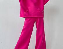 Тёплый костюм с расклешенными брюками   | PUSHKA SHOP