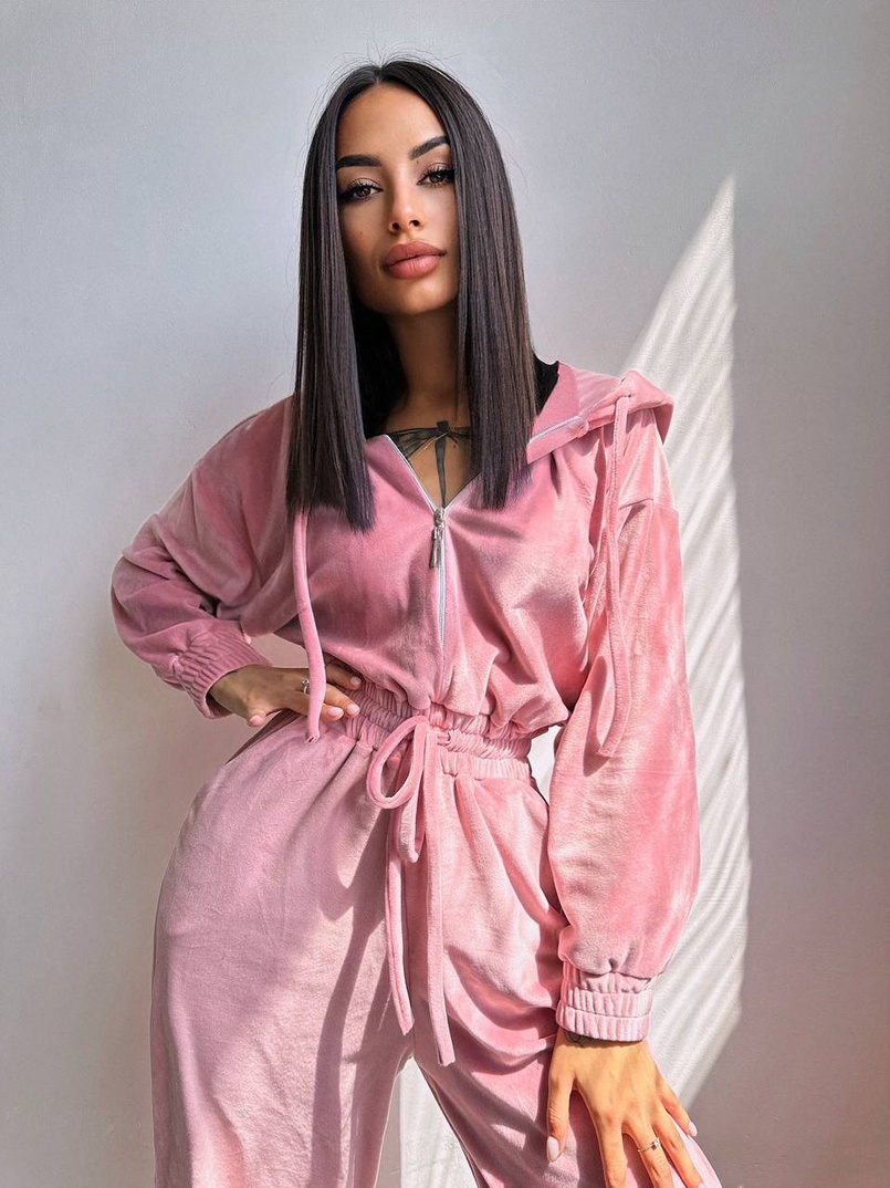 Велюровий комбінезон   | PUSHKA SHOP