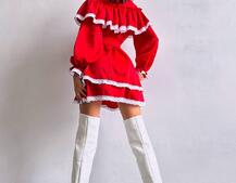 Сукня декорована мереживом Сукня декорована мереживом | PUSHKA SHOP