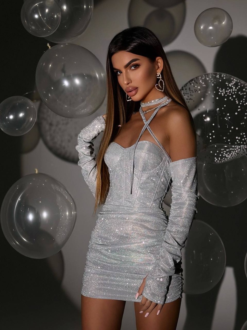 Сяюча корсетна сукня бюстьє Сяюча корсетна сукня бюстьє | PUSHKA SHOP