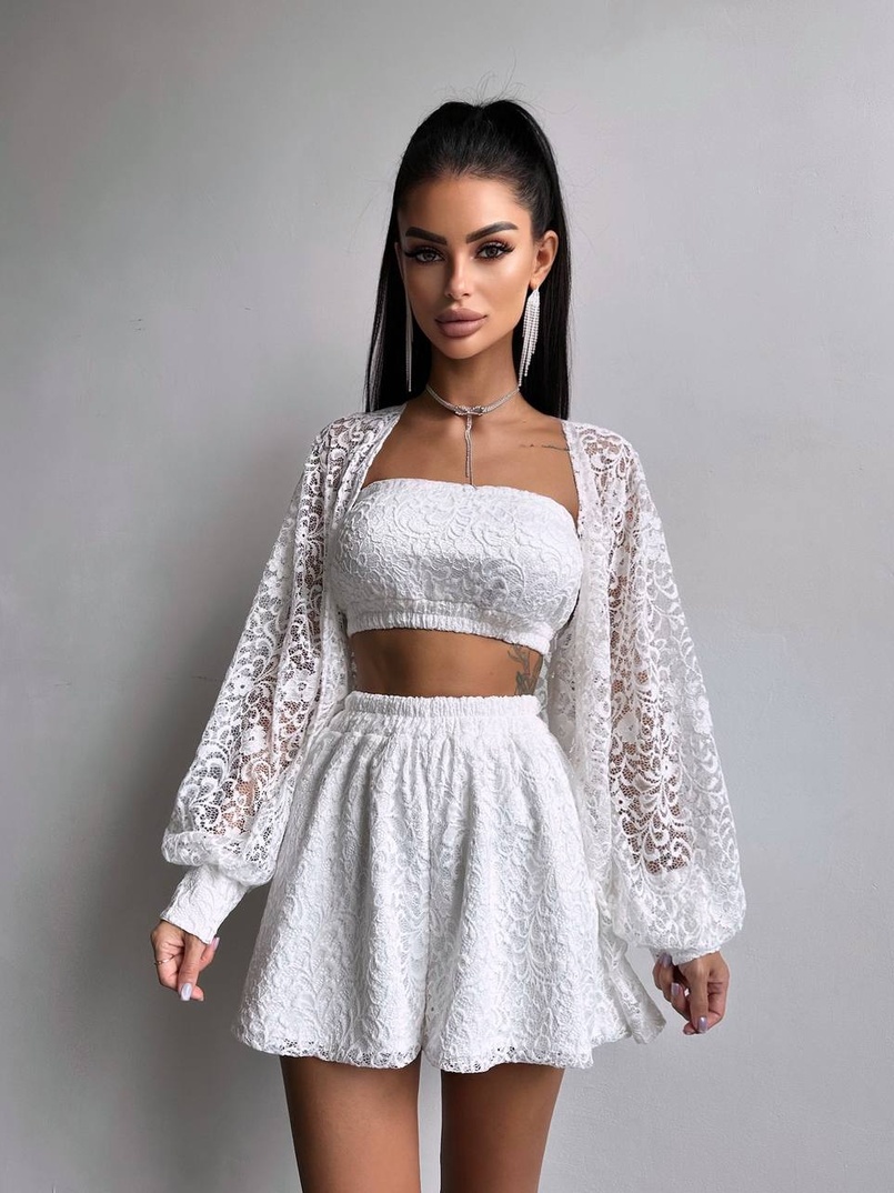 Мереживний комплект трійка  | PUSHKA SHOP