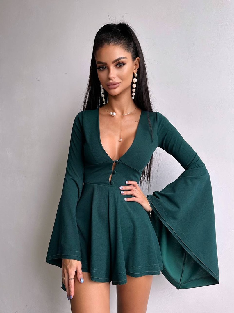 Ромпер з розкльошеними рукавами Ромпер з розкльошеними рукавами | PUSHKA SHOP