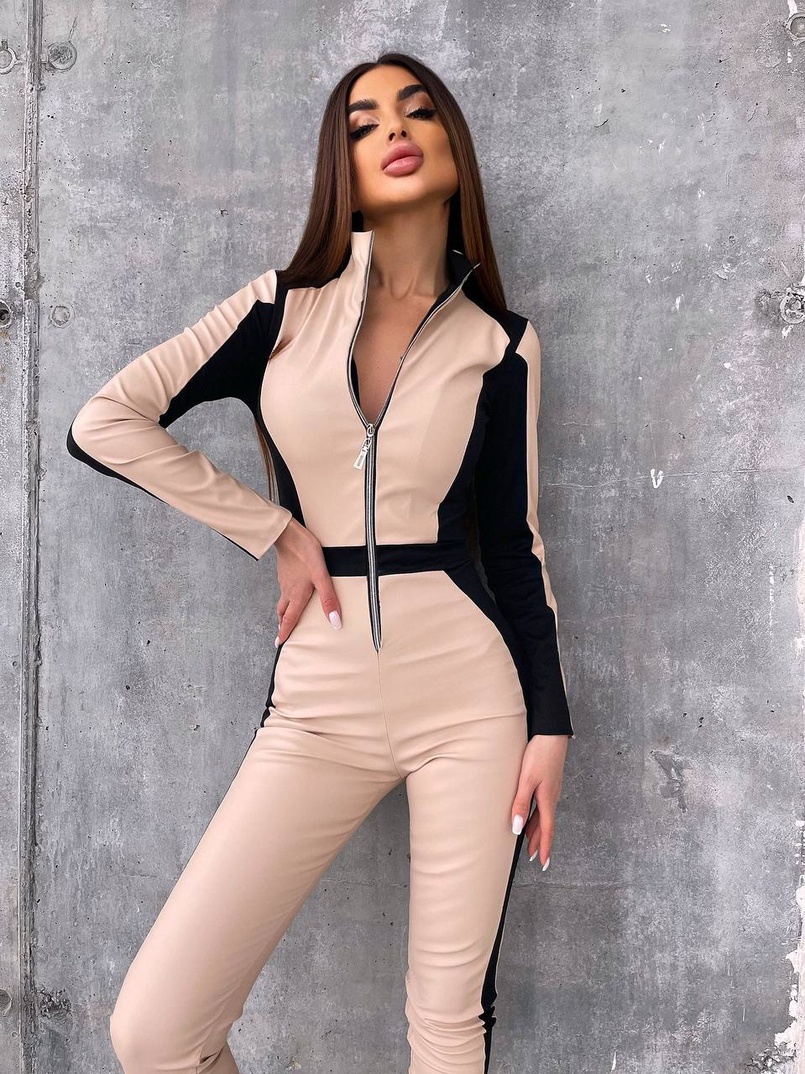 Комбінезон з еко-шкіри  | PUSHKA SHOP