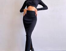 Комплект: топ + спідниця с розрізами Комплект: топ + спідниця с розрізами | PUSHKA SHOP