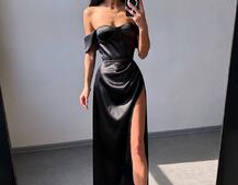 Атласний комплект: корсет бюстʼє + спідниця максі  | PUSHKA SHOP