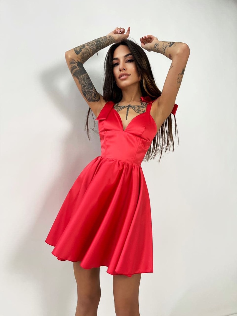 Корсетное платье с пышной юбкой  | PUSHKA SHOP