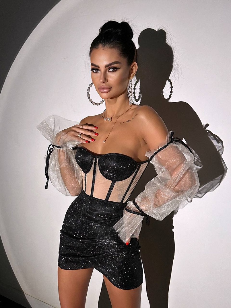 Сяючий комплект: корсет + спідниця  | PUSHKA SHOP