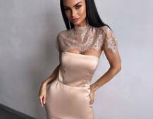 Елегантна сукня максі з мереживом Елегантна сукня максі з мереживом | PUSHKA SHOP