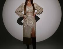 Сяючий комплект: топ  + спідниця  | PUSHKA SHOP