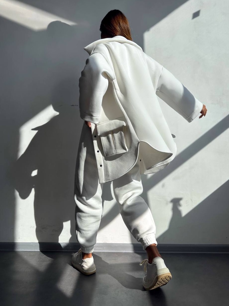 Комплект: тепла сорочка на кнопках + джоггери | PUSHKA SHOP