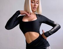 Сукня міді з драпіруванням . | PUSHKA SHOP