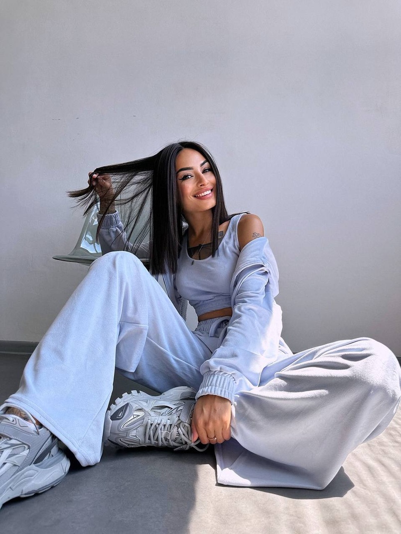 Велюровий комплект трійка  | PUSHKA SHOP