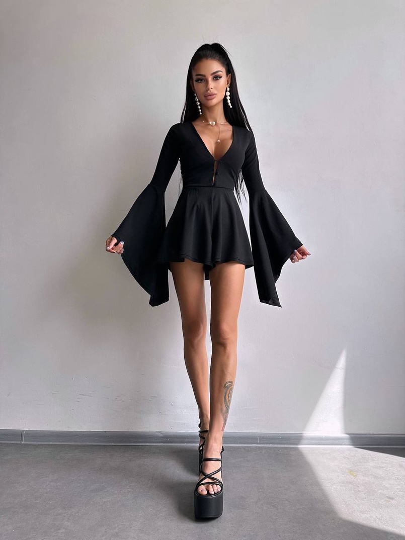 Ромпер з розкльошеними рукавами Ромпер з розкльошеними рукавами | PUSHKA SHOP