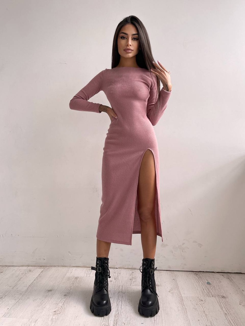 Плаття міді зі шнурівкою | PUSHKA SHOP