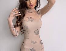 Міні сукня з принтом Міні сукня з принтом | PUSHKA SHOP