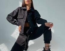 Комплект: тёплая рубашка на кнопках + джоггеры Комплект: тёплая рубашка на кнопках + джоггеры | PUSHKA SHOP