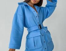 Комплект: тёплая рубашка на кнопках + джоггеры  Комплект: тёплая рубашка на кнопках + джоггеры  | PUSHKA SHOP