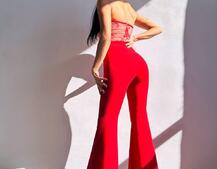 Комплект: піджак + комбінезон кльош  | PUSHKA SHOP