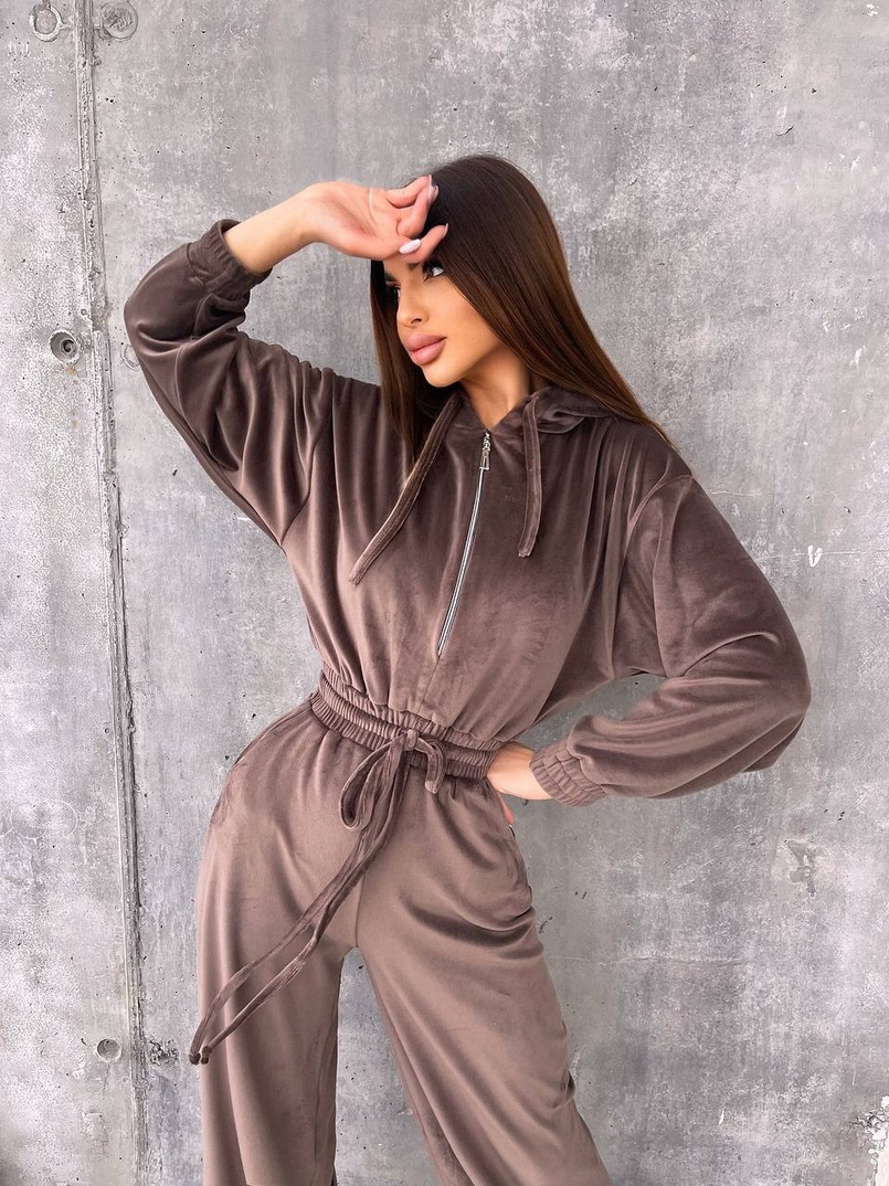 Велюровий комбінезон  | PUSHKA SHOP